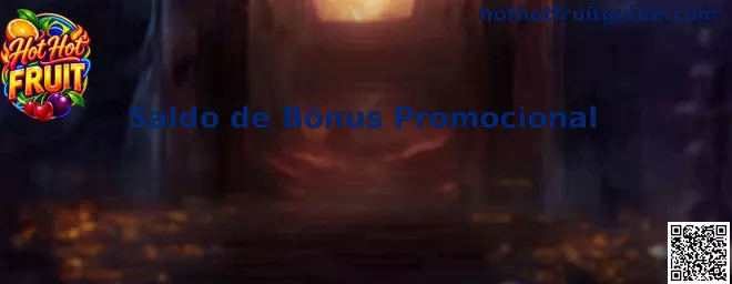 Saldo de Bônus Promocional